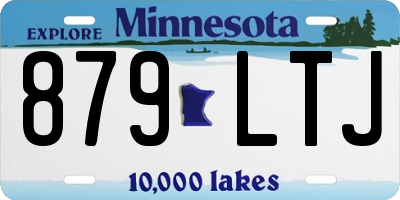 MN license plate 879LTJ