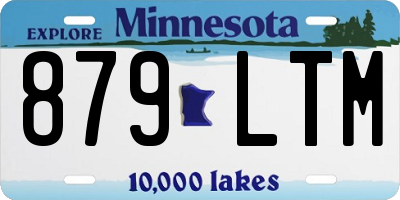 MN license plate 879LTM