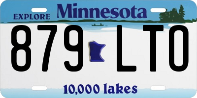 MN license plate 879LTO