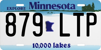 MN license plate 879LTP