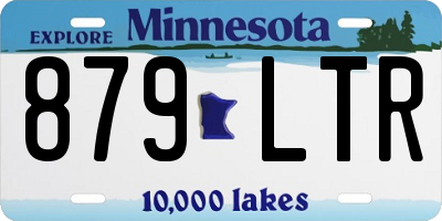 MN license plate 879LTR