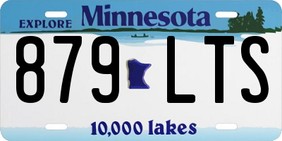 MN license plate 879LTS