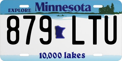 MN license plate 879LTU