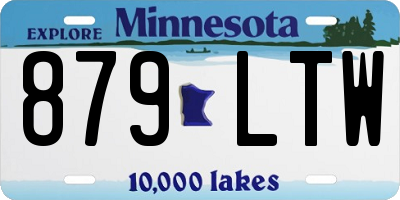 MN license plate 879LTW