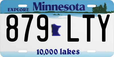 MN license plate 879LTY