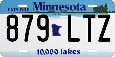 MN license plate 879LTZ