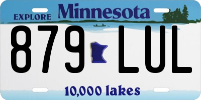 MN license plate 879LUL