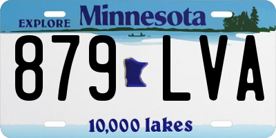 MN license plate 879LVA
