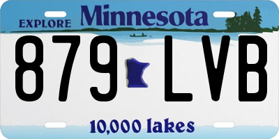 MN license plate 879LVB