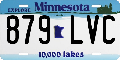 MN license plate 879LVC