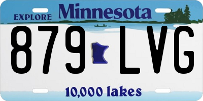 MN license plate 879LVG