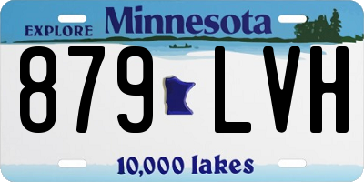 MN license plate 879LVH