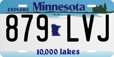 MN license plate 879LVJ
