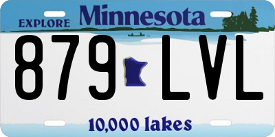MN license plate 879LVL