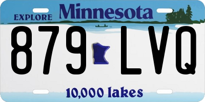 MN license plate 879LVQ