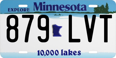 MN license plate 879LVT