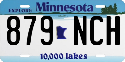 MN license plate 879NCH