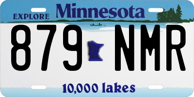 MN license plate 879NMR