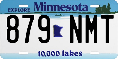 MN license plate 879NMT
