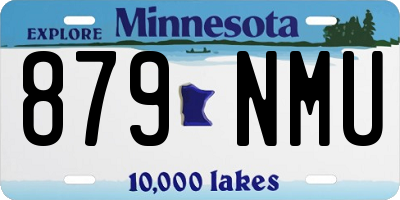 MN license plate 879NMU