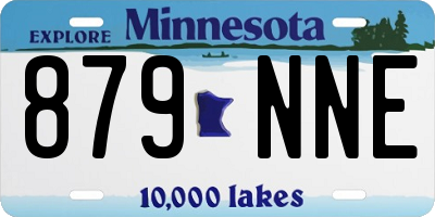 MN license plate 879NNE