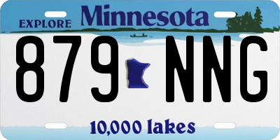MN license plate 879NNG