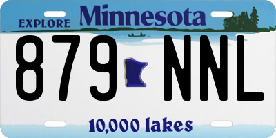 MN license plate 879NNL