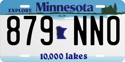 MN license plate 879NNO