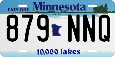 MN license plate 879NNQ