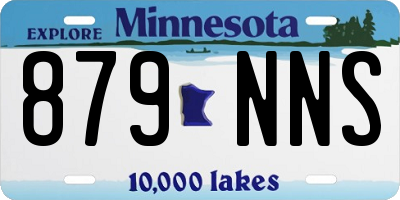 MN license plate 879NNS