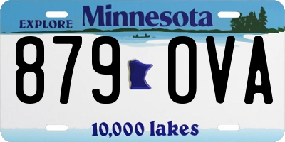 MN license plate 879OVA