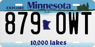 MN license plate 879OWT
