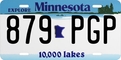 MN license plate 879PGP