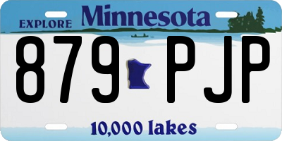MN license plate 879PJP