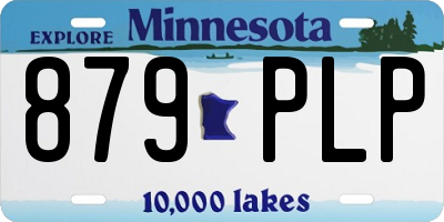 MN license plate 879PLP