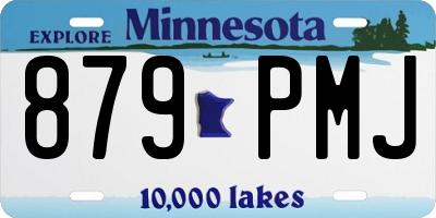 MN license plate 879PMJ