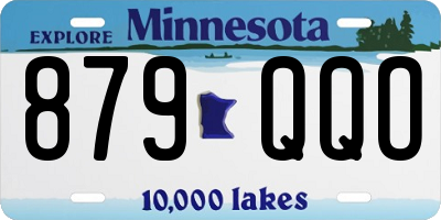 MN license plate 879QQO