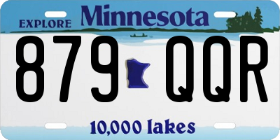MN license plate 879QQR