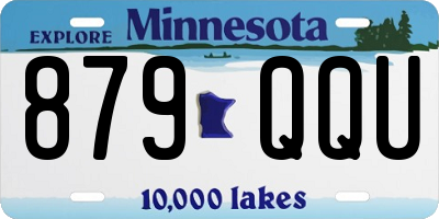 MN license plate 879QQU