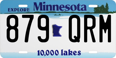 MN license plate 879QRM