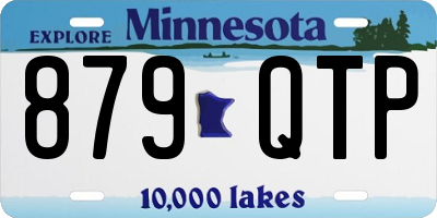 MN license plate 879QTP