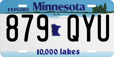 MN license plate 879QYU