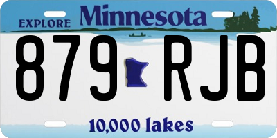 MN license plate 879RJB