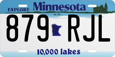 MN license plate 879RJL