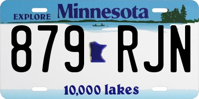MN license plate 879RJN