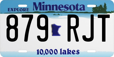 MN license plate 879RJT