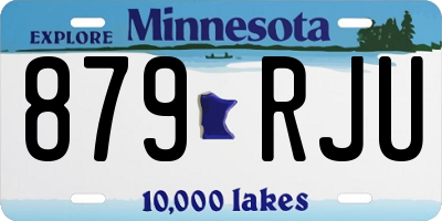 MN license plate 879RJU