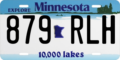 MN license plate 879RLH