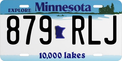 MN license plate 879RLJ