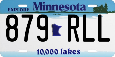 MN license plate 879RLL